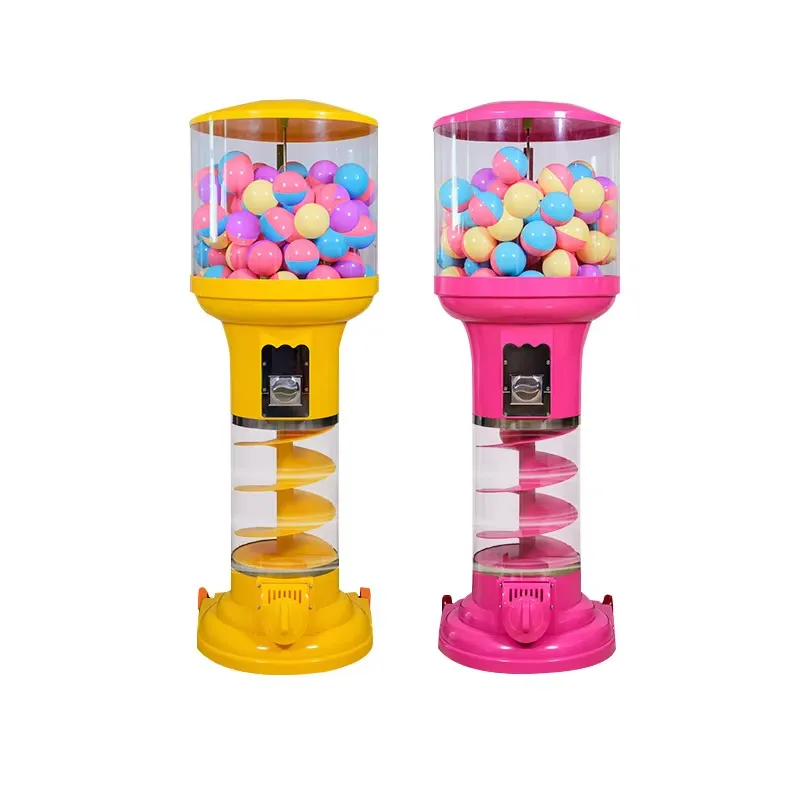 Vending Game - Plastic Ball Capsule Automaat, muntbediende knikkergumball-marshmallow-speelgoedautomaat